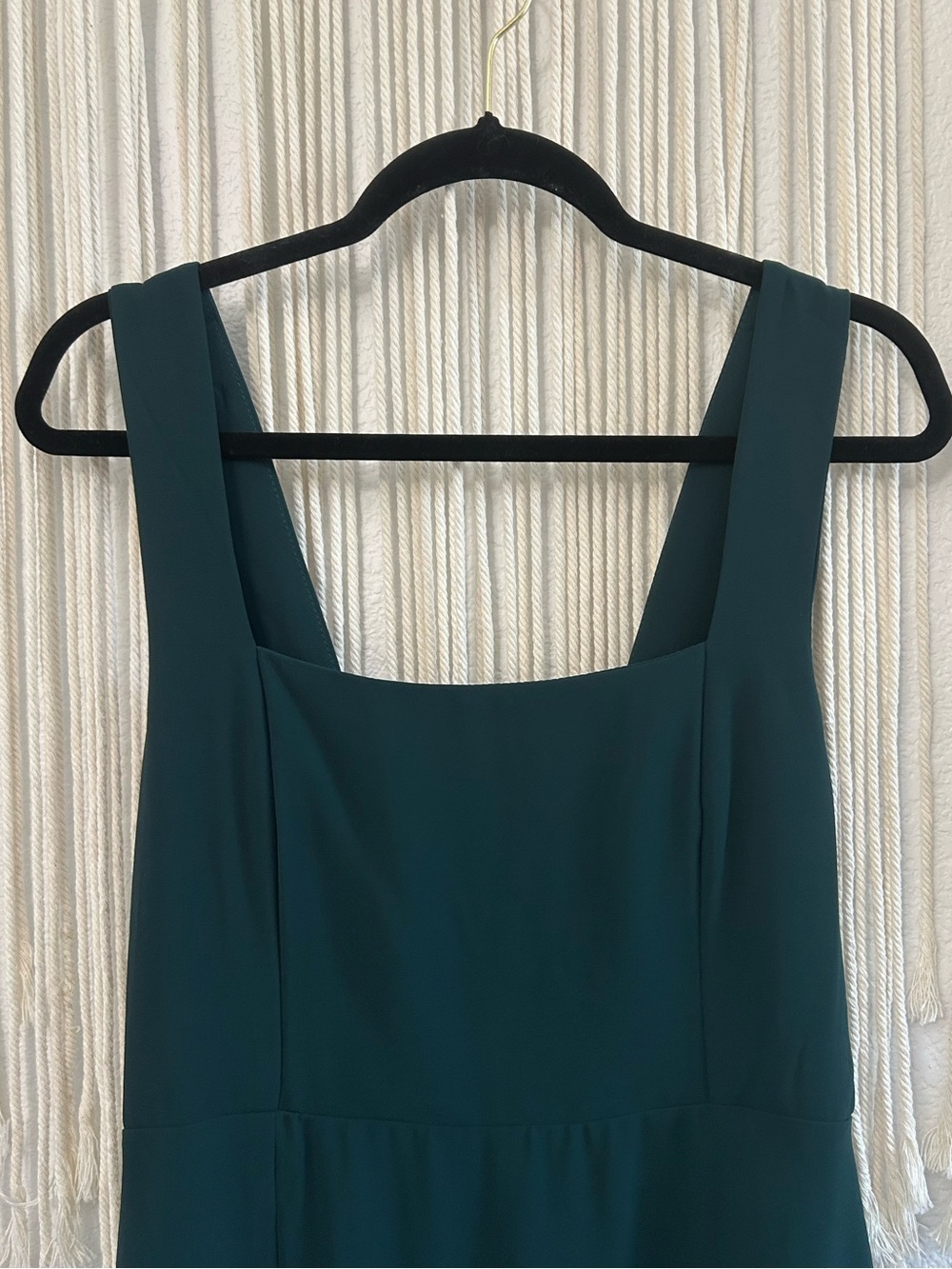 SHOW ME YOUR MUMU Claire Elegant Emerald Chiffon Midi Dress Bridesmaid NWT - Picture 7 of 16